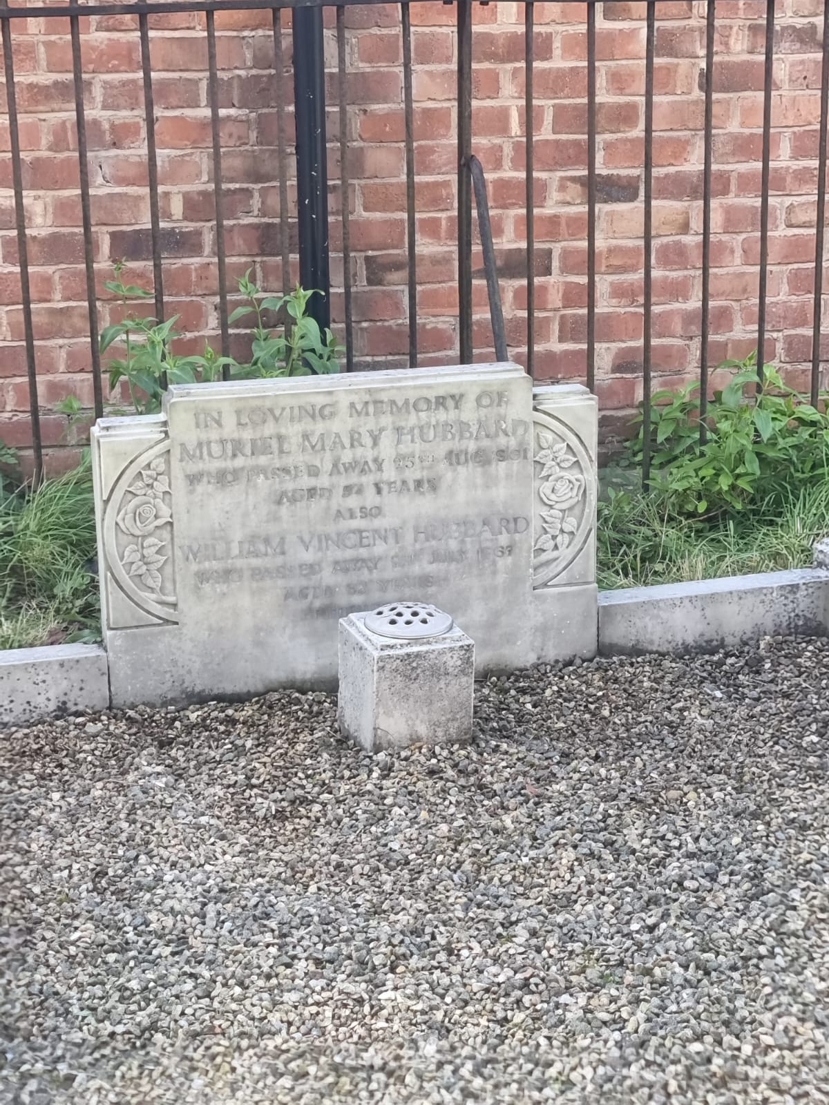 After restoration - clean and maintained grave site